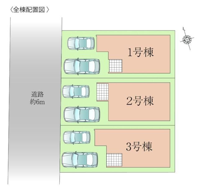 福岡市西区愛宕浜1期の区画図