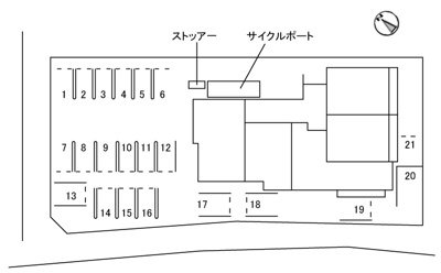 【区画図】 | シャーメゾン旭通り