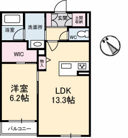 【間取り】 | シャーメゾン旭通り