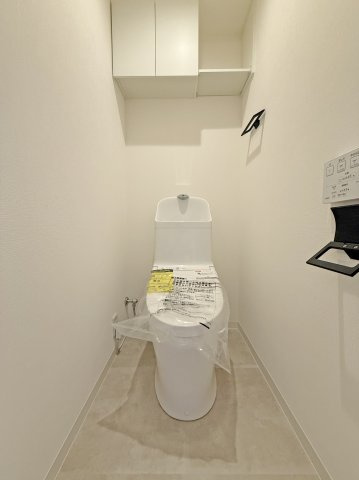 朝日クレス・パリオ南阿佐ヶ谷のトイレ|ウォシュレット一体型のトイレは、お掃除の手助けをしてくれる便利機能が搭載されています