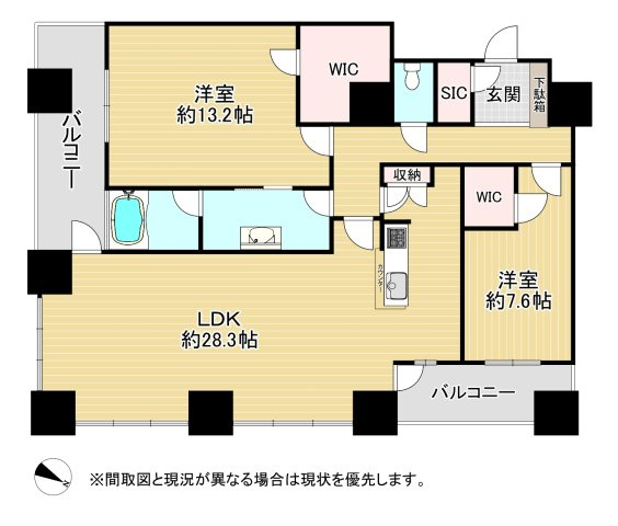 MOJI MID AIR（C-5）の間取り