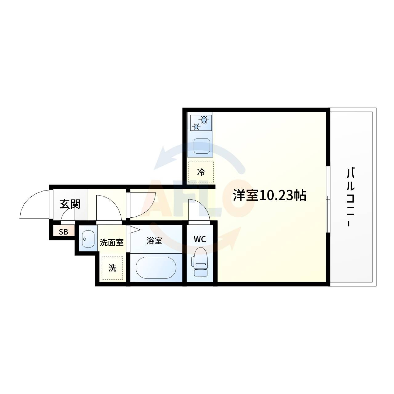 ArtizA西長堀の間取り|ArtizA西長堀　間取り