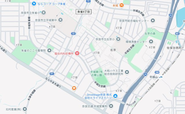 ●29(土)30(日)現地説明会！　奈良市左京　第2期　新築一戸建ての地図