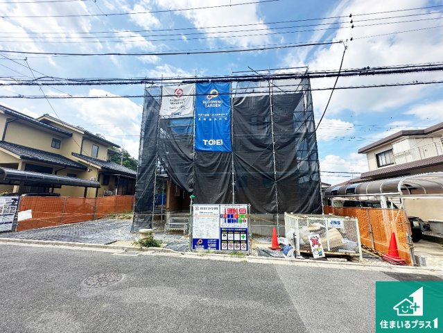 ●5(土)6(日)現地説明会！　奈良市左京　第2期　新築一戸建ての外観|建築中ですが現地を見ると分かる事もございますので、ぜひ一度現地をご覧ください。