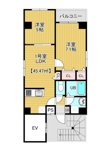 Bloom錦糸町の間取り