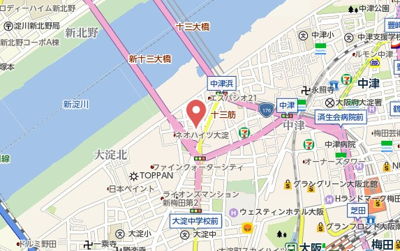 【地図】 | シルフィードうめきた