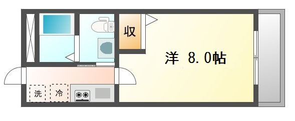 【間取り】 | サンフォレスト北白川 | １・２号室