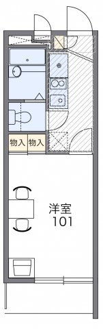 【間取り】 | レオパレス諏訪 | 画像2