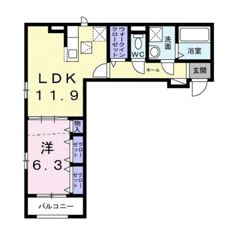 【間取り】 | キャスロック北花田