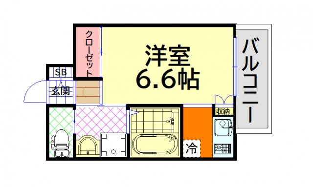 【間取り】 | ジュネーゼ京町堀パークサイド