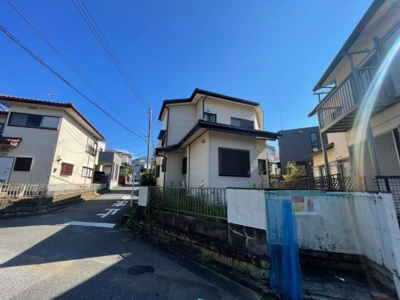 【前面道路含む現地写真】 | 千葉市花見川区畑町　角地　庭付き　5LDK