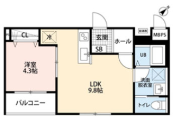 【間取り】 | リーブルファイン新座大和田　1号棟