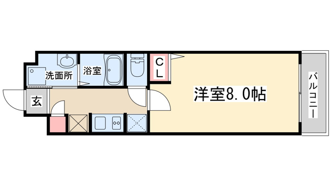 【間取り】 | エスティライフ新大阪第2
