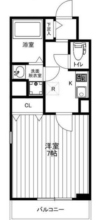 フォルテ中野坂上の間取り|間取りです。