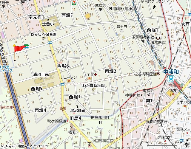 アーバンライフの地図