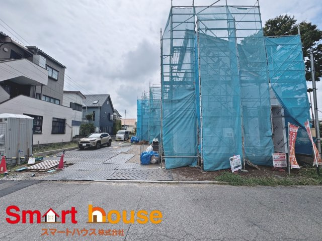 藤沢市辻堂元町5丁目　新築全3棟の前面道路含む現地写真