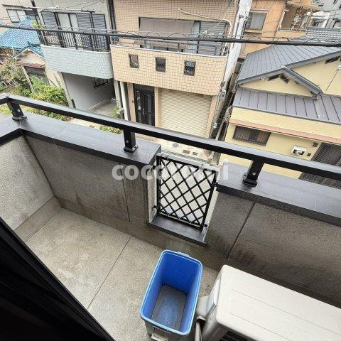 出口3丁目戸建てのバルコニー