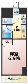 【間取り】 | WILL-21 烏丸御池