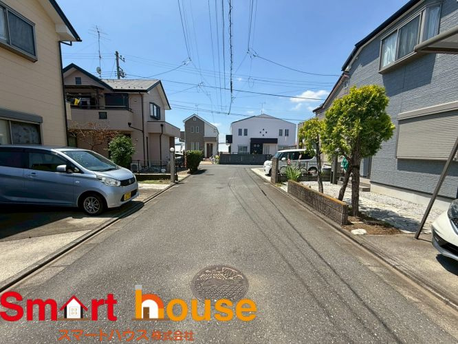 昭島市田中町第８の前面道路含む現地写真