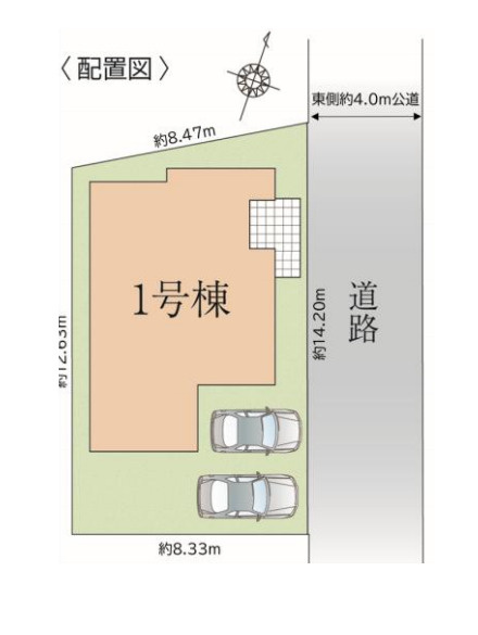 さいたま市見沼区島町　1期　新築一戸建て　CRAFT PIT　01の区画図|1号棟