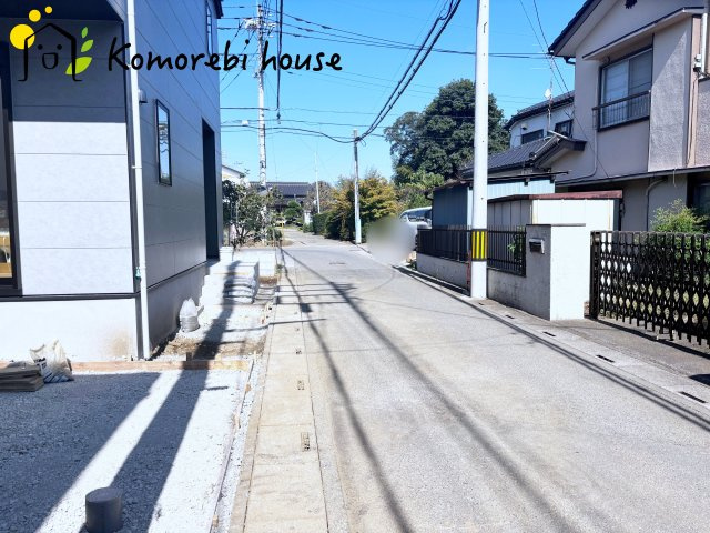 さいたま市見沼区島町　1期　新築一戸建て　CRAFT PIT　01の前面道路含む現地写真|26.10.9