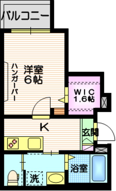 プレジール　ウエストの間取り