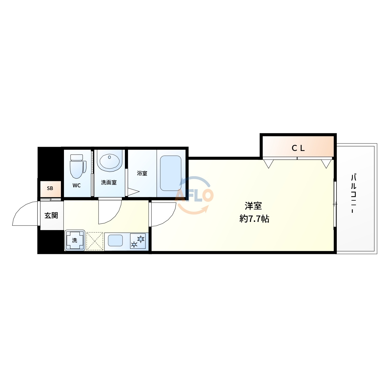 Luxe新大阪1の間取り|Luxe新大阪I　　間取り