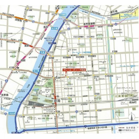 プレール・ドゥーク両国の地図