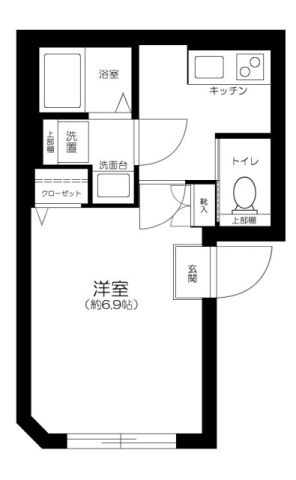 Ｐ＆Ａ日暮里の間取り|間取りです。