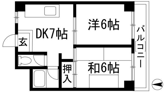 【間取り】 | サニーヴィラ小林