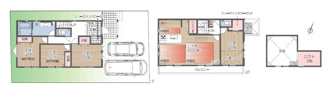 【間取り】 | 杉並区善福寺4丁目　新築戸建　B号棟 14000万円