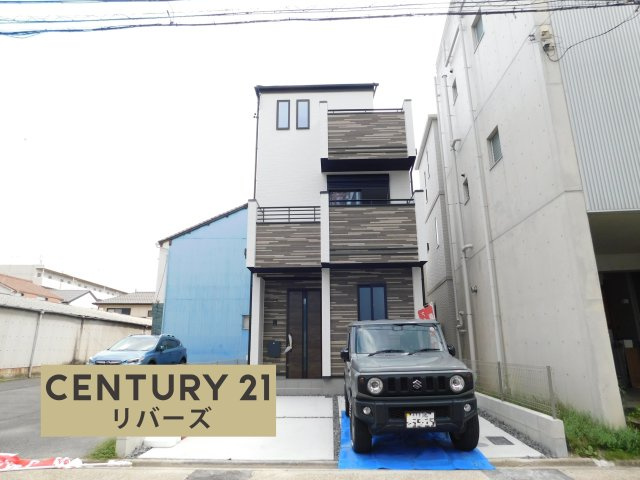 名古屋市瑞穂区船原町１丁目の新築一戸建の外観|☆限定１棟☆　　いつでも見学できます♪（お問合せ当日、平日、水曜、夜間でもＯＫ）　駐車並列２台可！　全室南向き♪　プライバシー性の高い２階リビング♪　スーパーや教育施設など徒歩１０分圏内！