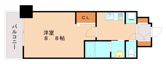 MJC神戸ハーバーウエストの間取り