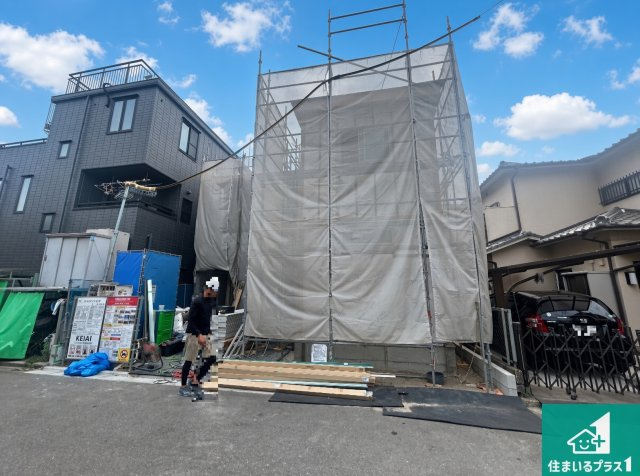 高石市千代田　第1期　新築一戸建ての外観|現在建築中！落ち着いた街並みで新生活を始めることが出来そう！周辺の物件も併せてご紹介させて頂きます！