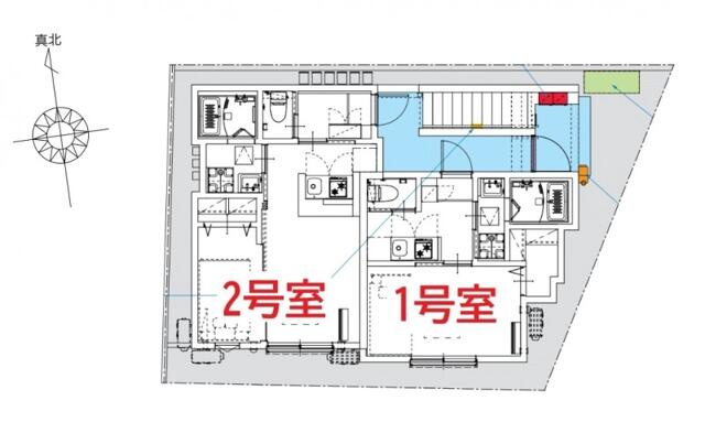 robot home 一之江Ⅲの区画図