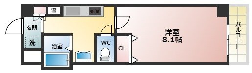 ルミエール西宮の間取り