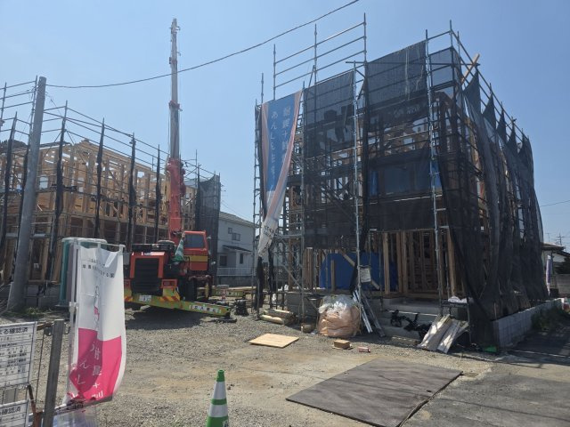 神川町熊野堂第１　の外観|１号棟現地現況（2026年08月25日）撮影
