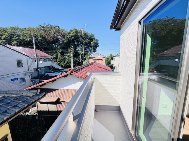 市川市国分３丁目新築戸建のバルコニー|5.5帖洋室前バルコニー・日当たり良好♪
