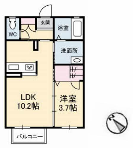 【間取り】 | Ｓｕｎｎｙｃｏｕｒｔ　Ｍ