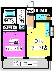 【間取り】 | ジュネス小笹