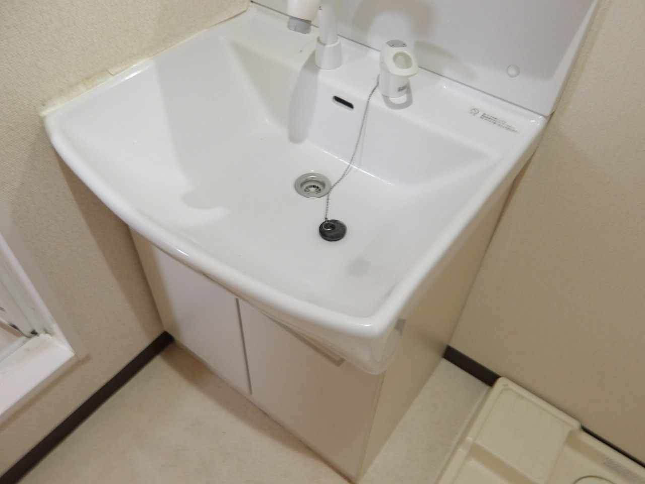 忙しい朝には欠かせない洗面所です
