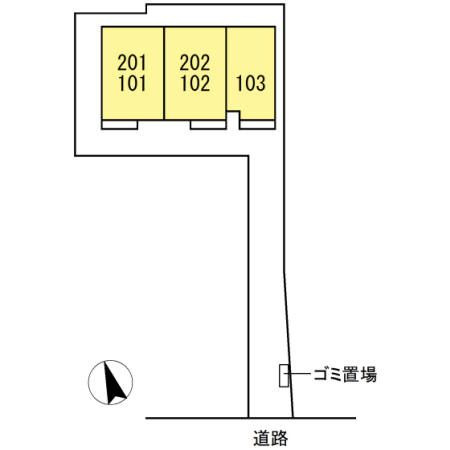 【区画図】 | ルミエール輝(ルミエールカガヤキ)