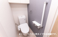 清潔感のあるトイレです