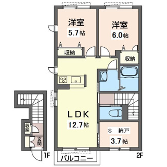 【間取り】 | 【シャーメゾン】カーサ・アレグリア
