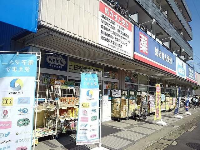 ウエルシア越谷蒲生店まで800m