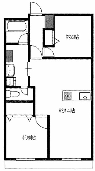 【間取り】 | ポートライフ大和(ポートライフヤマト) | 別号室参考