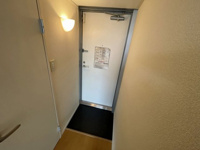シンプルで使いやすい玄関です