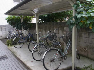 駐輪場　原付＆自転車のみ駐輪可能
