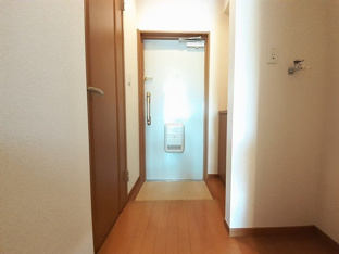 シンプルで使いやすい玄関です
