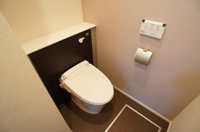 ゆったりとした空間のトイレです